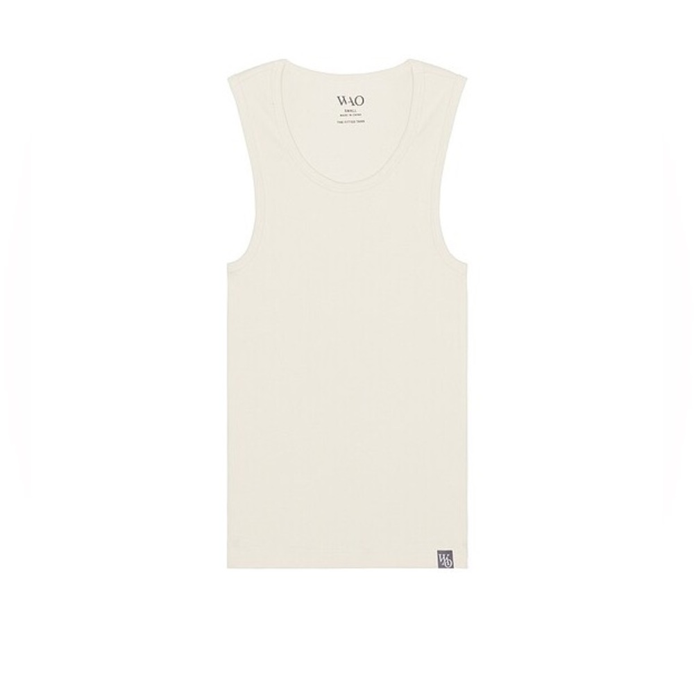 WAO The fitted tank in tan